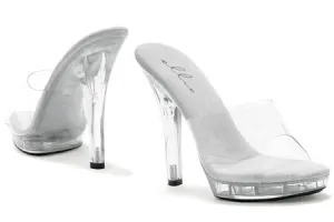 5 inch Clear Vanity Heels