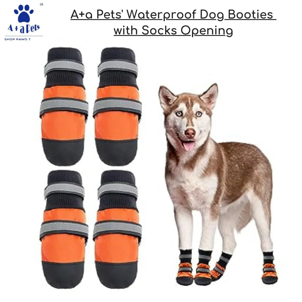 A a Pets' Premium Dog Boots for All-Weather Adventures