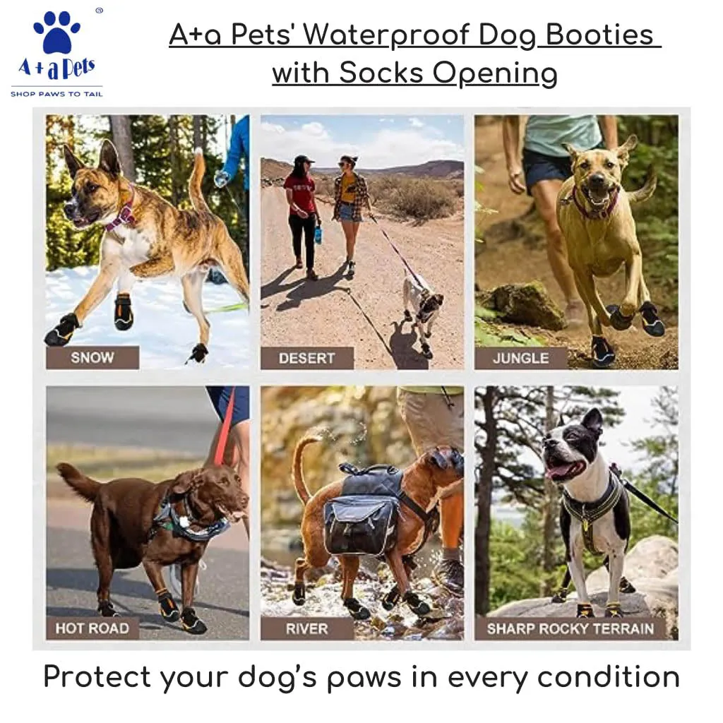 A a Pets' Premium Dog Boots for All-Weather Adventures