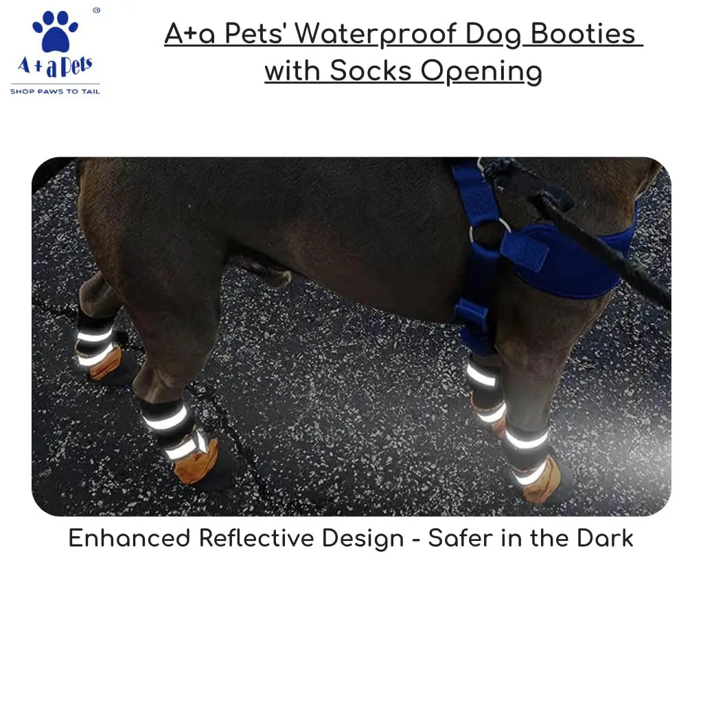 A a Pets' Premium Dog Boots for All-Weather Adventures