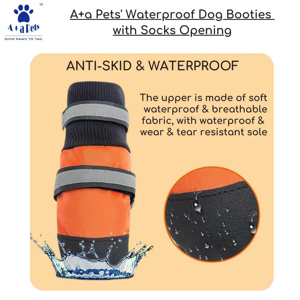 A a Pets' Premium Dog Boots for All-Weather Adventures