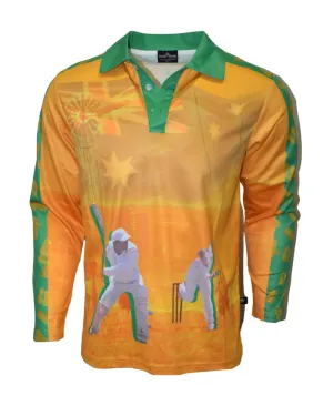 Adult UV Protective Cricket Shirt - Aussie