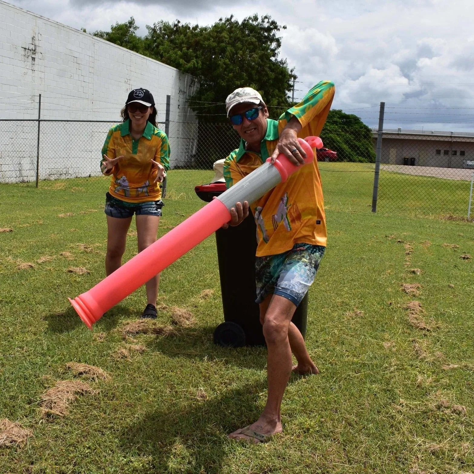 Adult UV Protective Cricket Shirt - Aussie