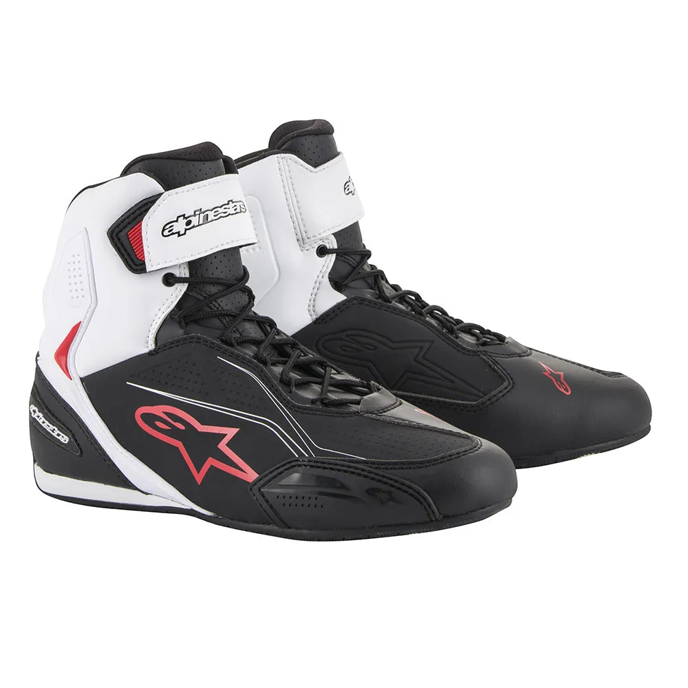 Alpinestars Faster 3 Shoes Black White & Red