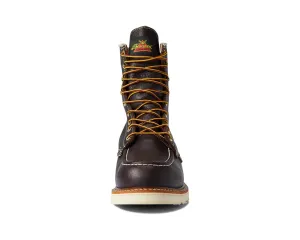 American Heritage 8" Moc Toe Safety Waterproof Thorogood Boots, Briar Pitstop