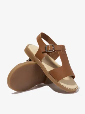 Andanines Tan Leather Sandals