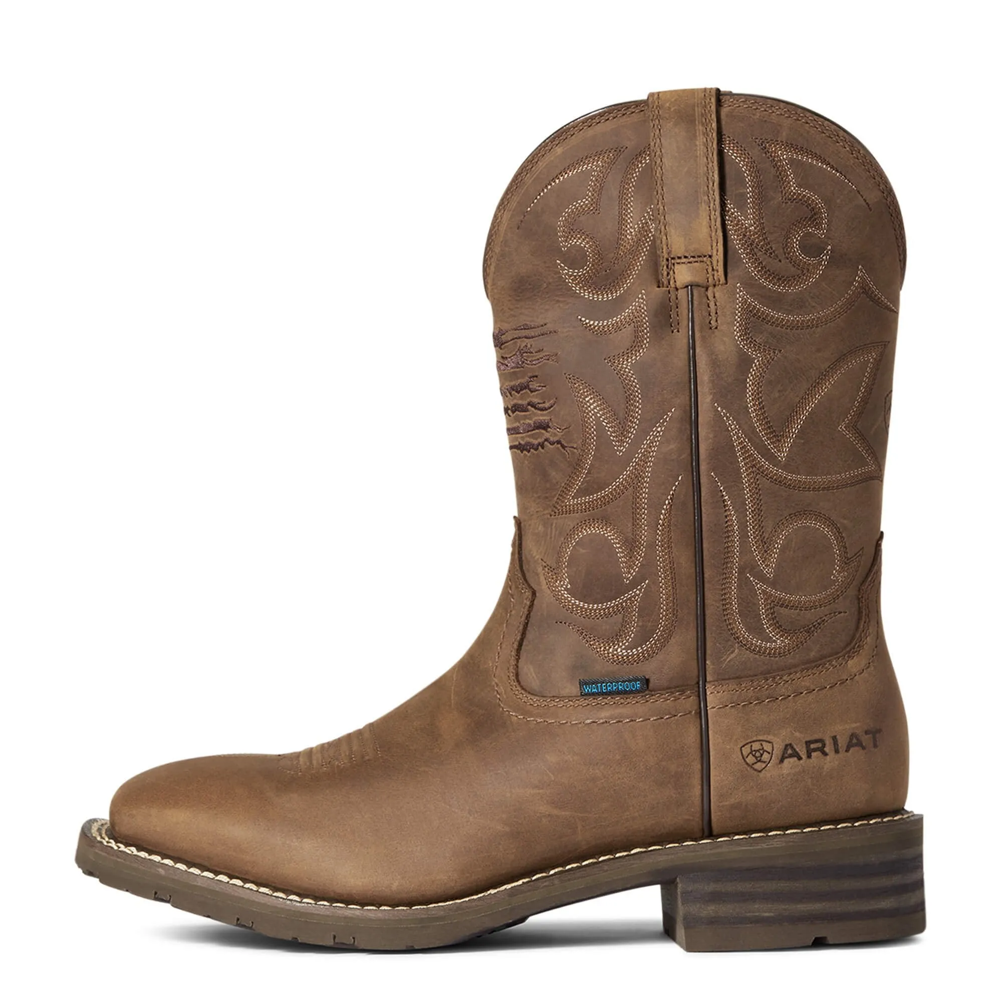 Ariat Men's Hybrid Patriot Waterproof Western Boot