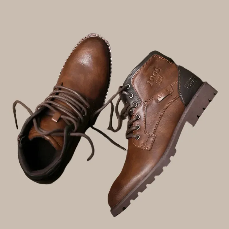 Autumn Winter High Quality Leather Shoes