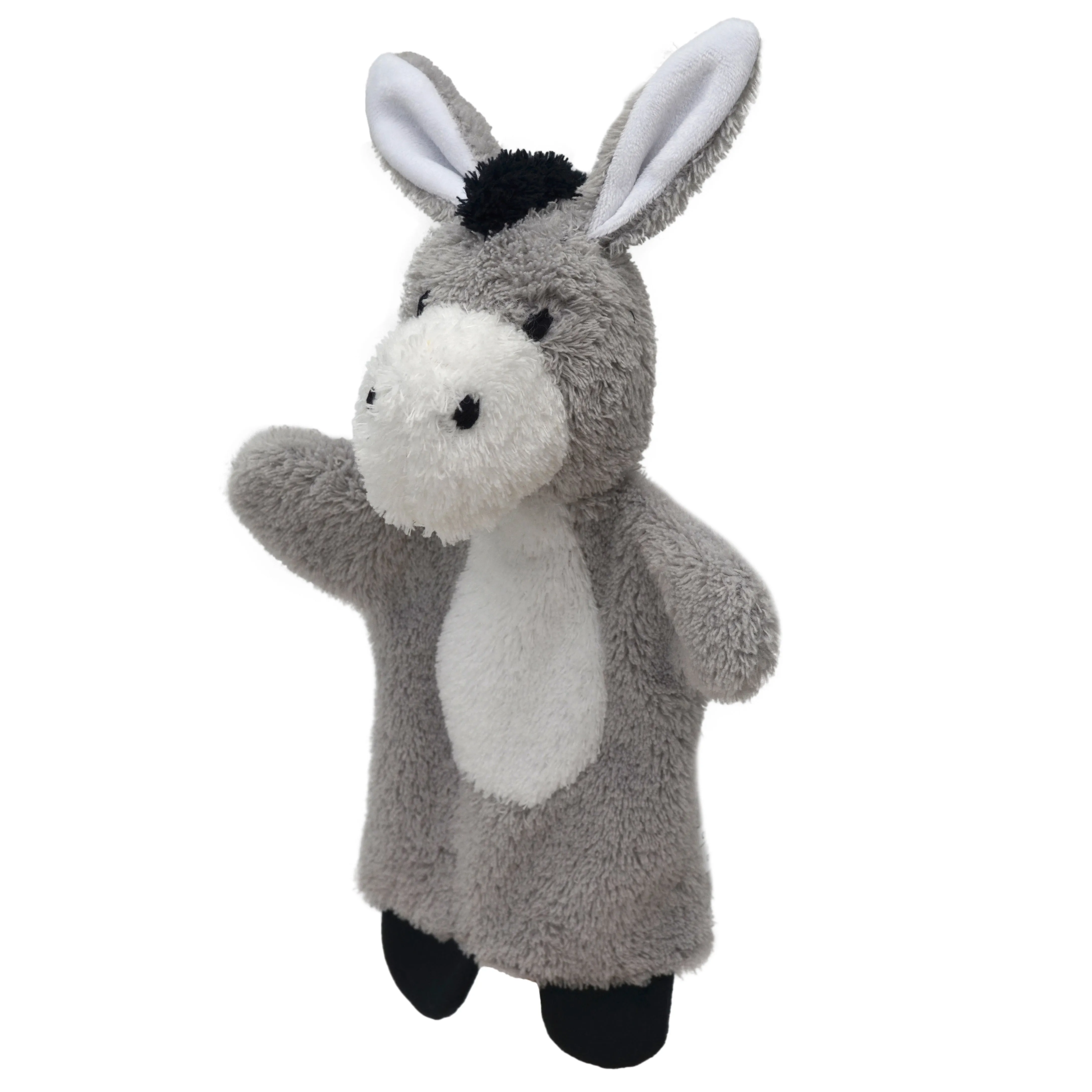 Bass & Bass Baby Hand Puppet Comforter Donkey