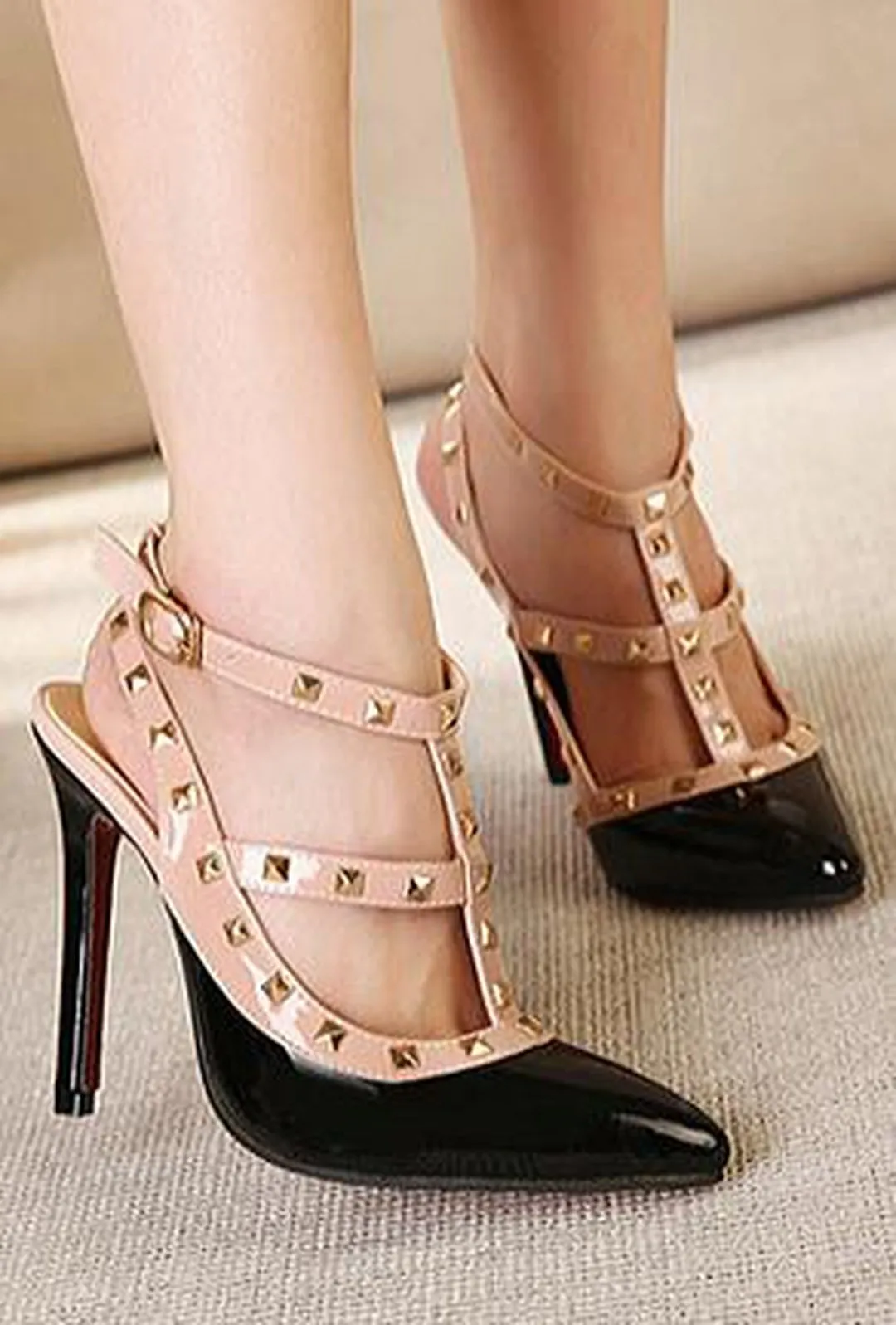 BEAUTIFUL V. - STUDROCK PUMPS HEELS