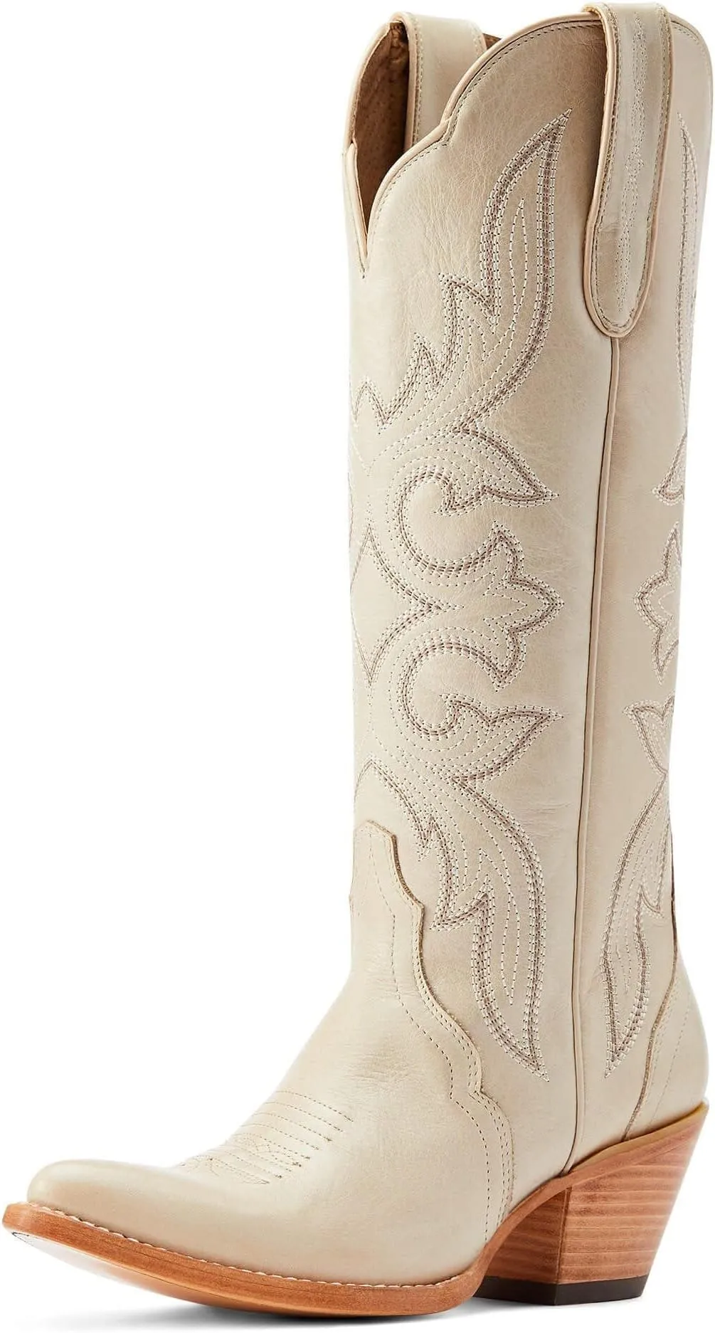 Belinda StretchFit Western Boot Ariat Cowboy Boots, Bone