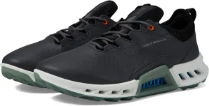 Biom C4 Vented GORE-TEX Waterproof Golf Shoe ECCO in Magnet Cow Leather