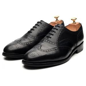 Black Leather Brogues UK 10