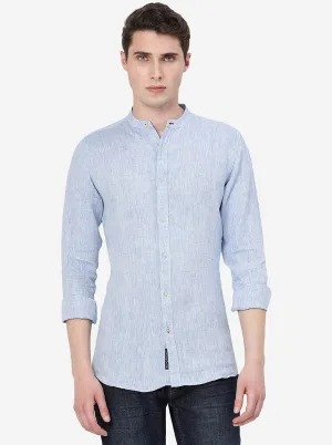 Blue Bell Solid Slim Fit Casual Shirt | JadeBlue