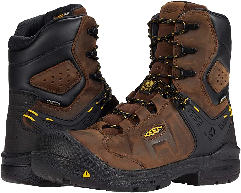 Boots Dover 8" Waterproof (Carbon-fiber Toe) KEEN Utility, dark earth