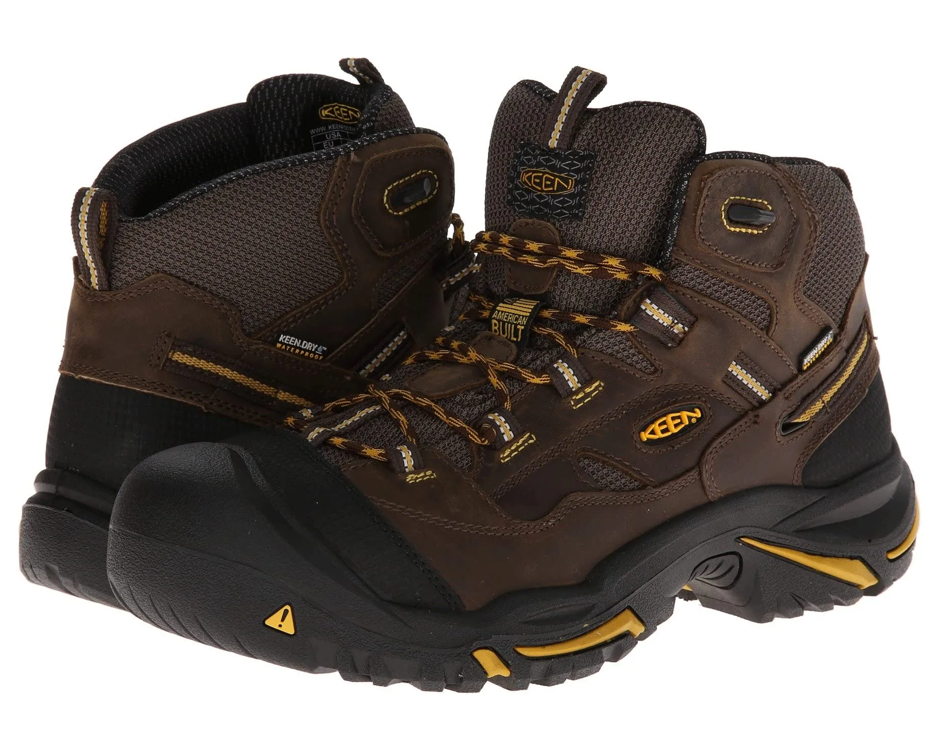 Braddock Mid WP KEEN Utility Boots, Cascade Brown