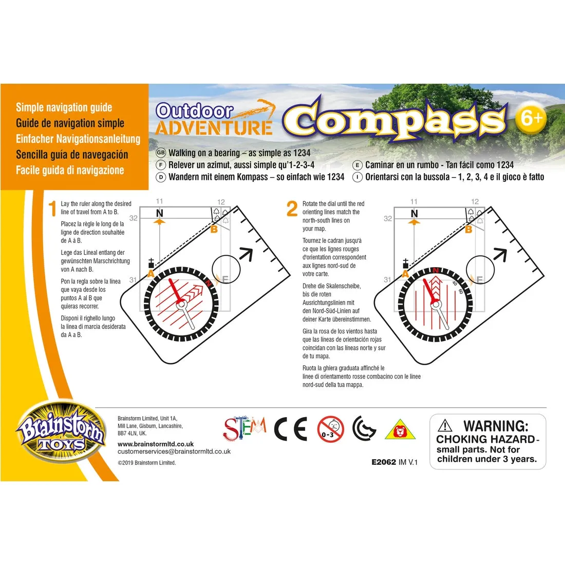 Brainstorm Toys Outdoor Adventure Compass