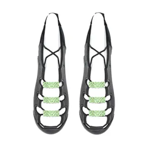 Buckles for Ghillies  - Mira - Peridot Green Diamente Irish Dance Pump Buckles