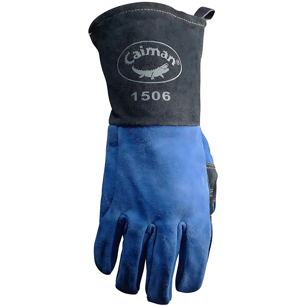 Caiman 1506 Premium Split Cowhide MIG/Stick Welder's Glove with Fleece Lining