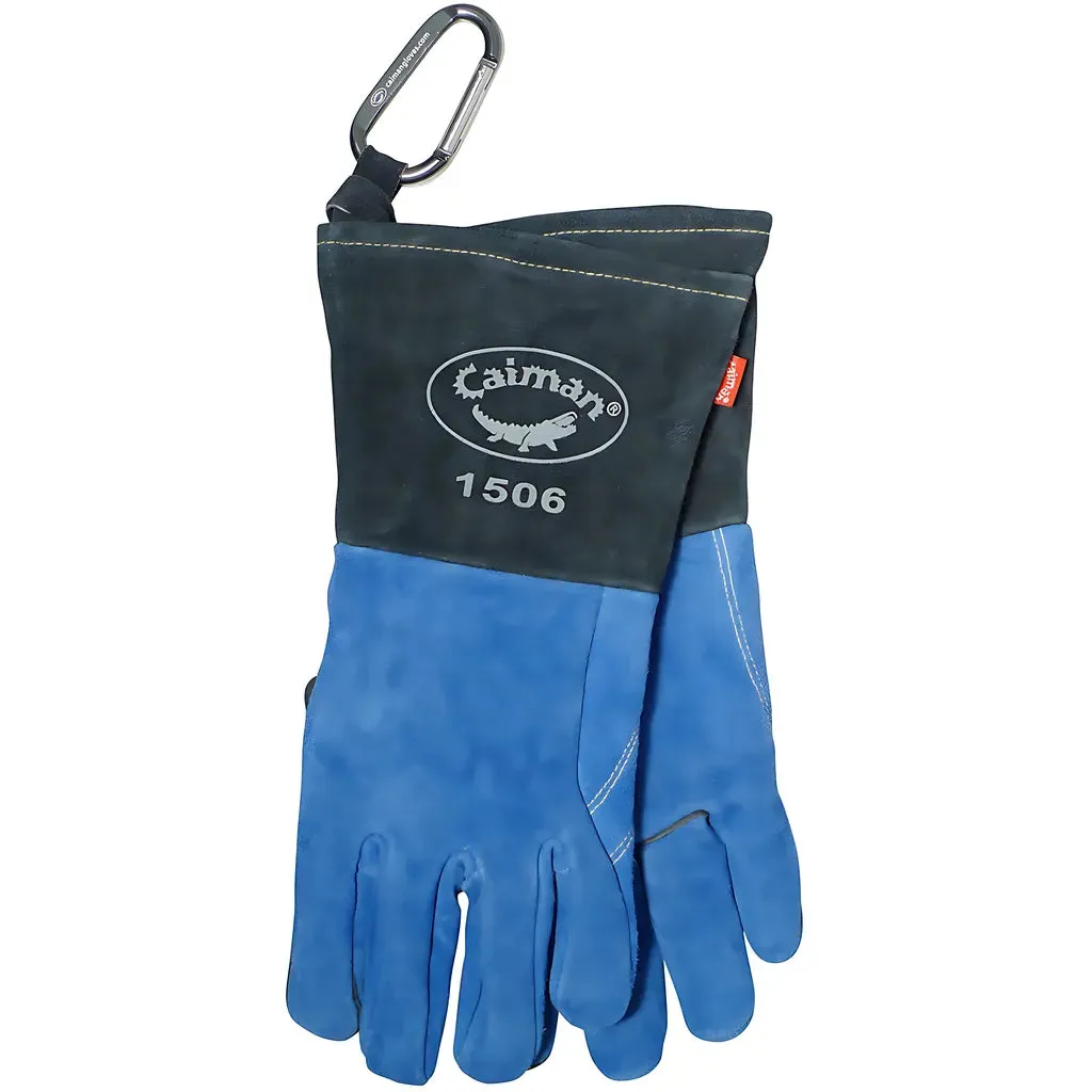 Caiman 1506 Premium Split Cowhide MIG/Stick Welder's Glove with Fleece Lining