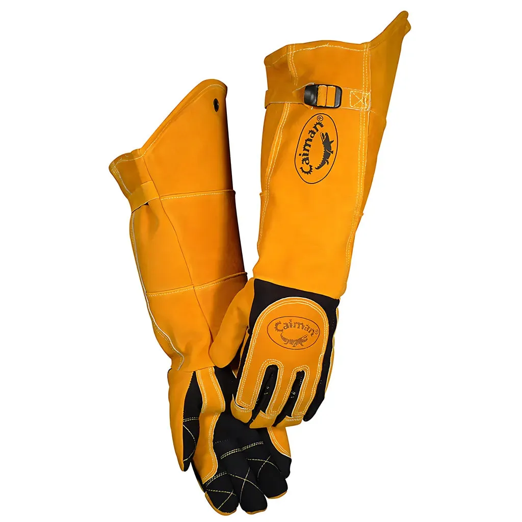 Caiman 1878-0 21" Deerskin FR Insulated MIG/Stick Welding Gloves