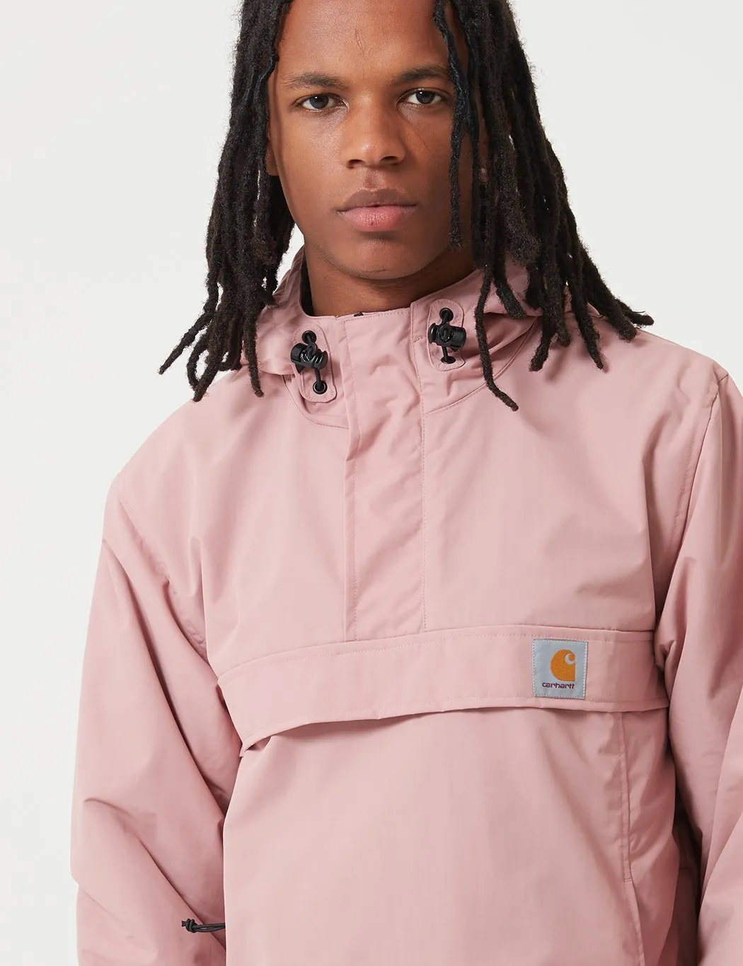 Carhartt-WIP Nimbus Half-Zip Jacket (Fleece Lined) - Blush Pink