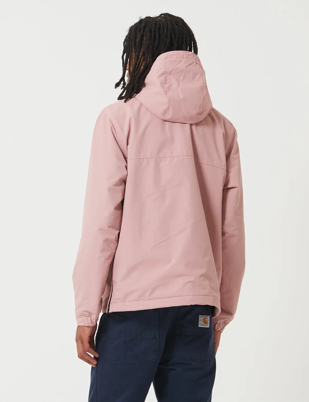 Carhartt-WIP Nimbus Half-Zip Jacket (Fleece Lined) - Blush Pink