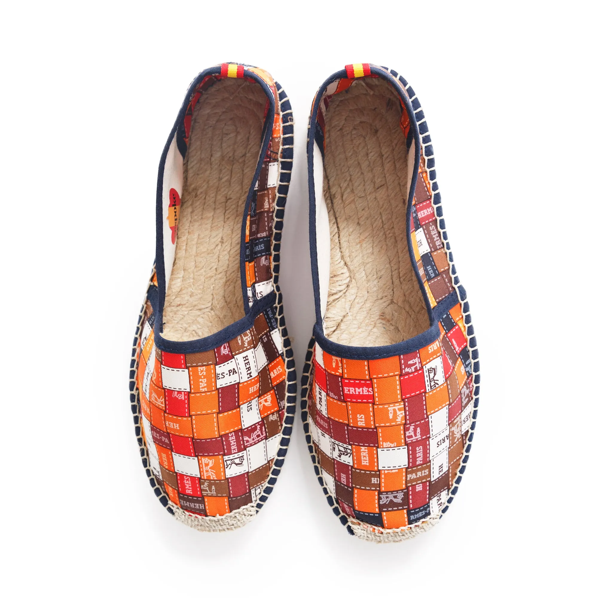 CARRE Orange/Brown Classic Espadrilles