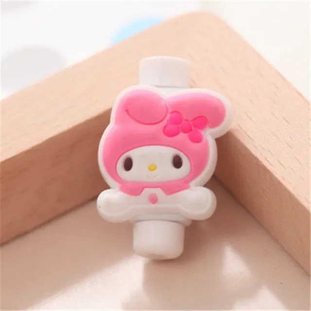 Cartoon Kawaii 8pin Cable Protector Charger USB Cable Winder For Apple IPhone 4 5 5s 6 6s 7 plus cable Protect decoration cute