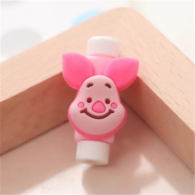 Cartoon Kawaii 8pin Cable Protector Charger USB Cable Winder For Apple IPhone 4 5 5s 6 6s 7 plus cable Protect decoration cute