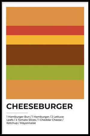 Cheeseburger Abstract