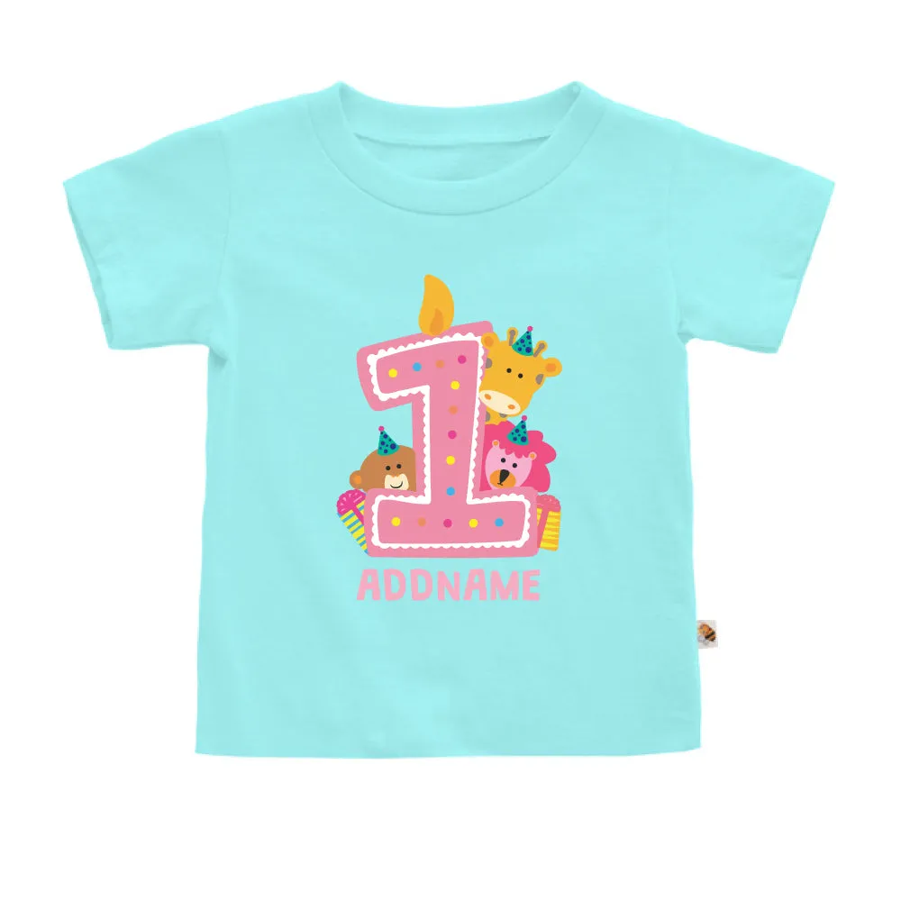 Cute Birthday Animal Pink (Kids)