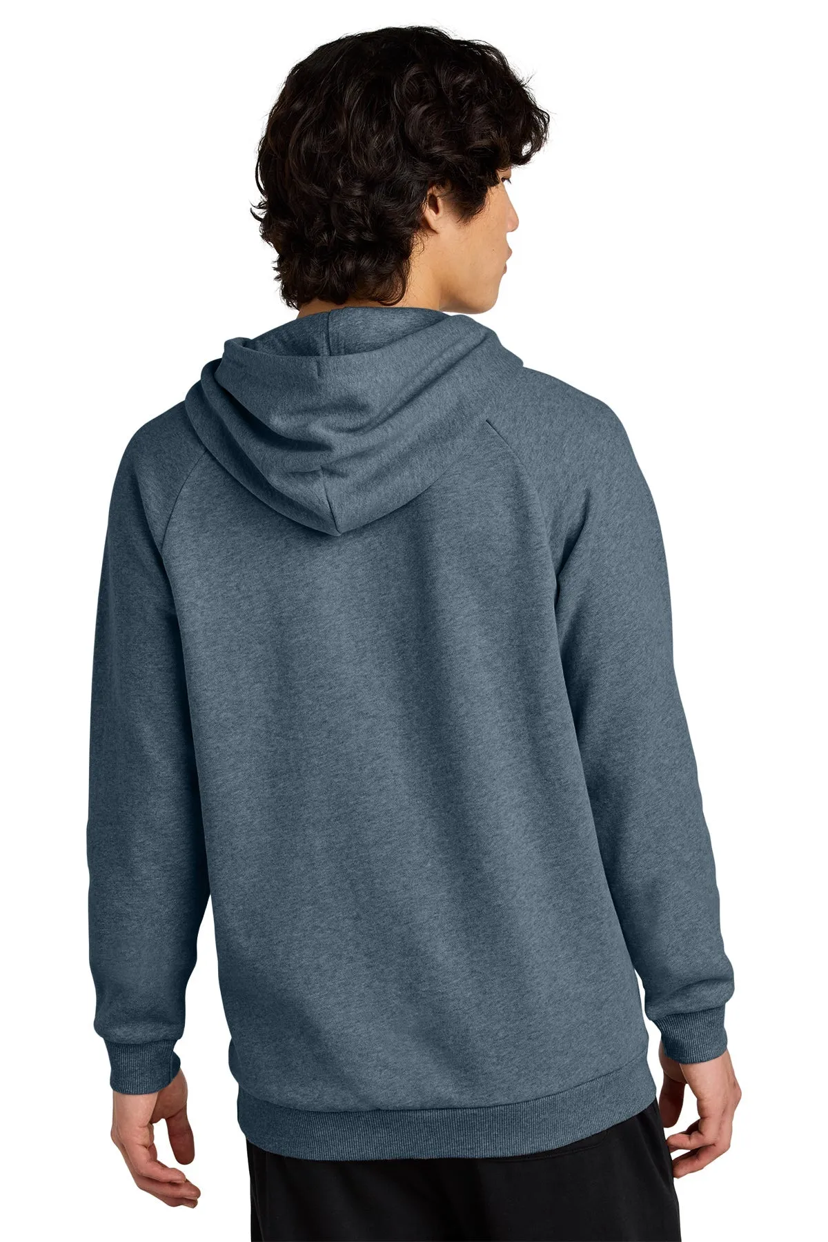 District Cloud Fleece Custom Hoodies, Flint Blue Heather