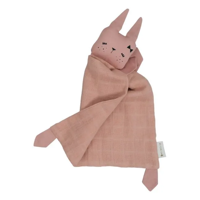 Doudou Lapin - Rose Vieux