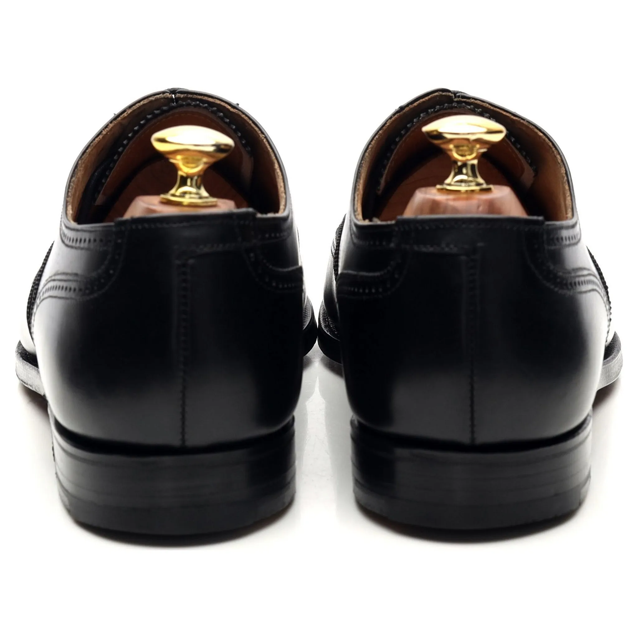 'Drummond' Black Leather Oxford Brogues UK 8.5 G