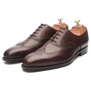 'Drummond' Dark Brown Leather Oxford Brogues UK 9 E