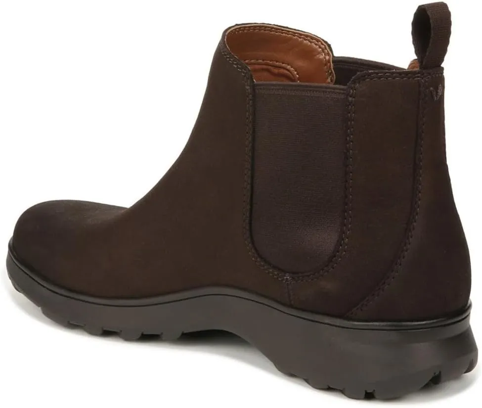 Evergreen VIONIC Chelsea Boots, Chocolate Nubuck