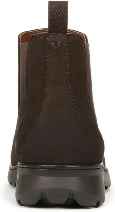 Evergreen VIONIC Chelsea Boots, Chocolate Nubuck