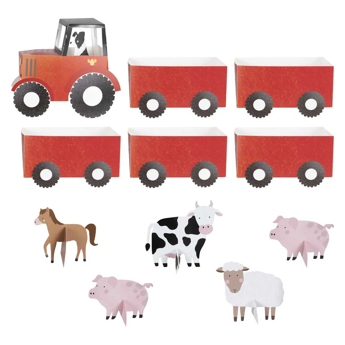 Farm Animal Party Tractor Treat and Food Stand