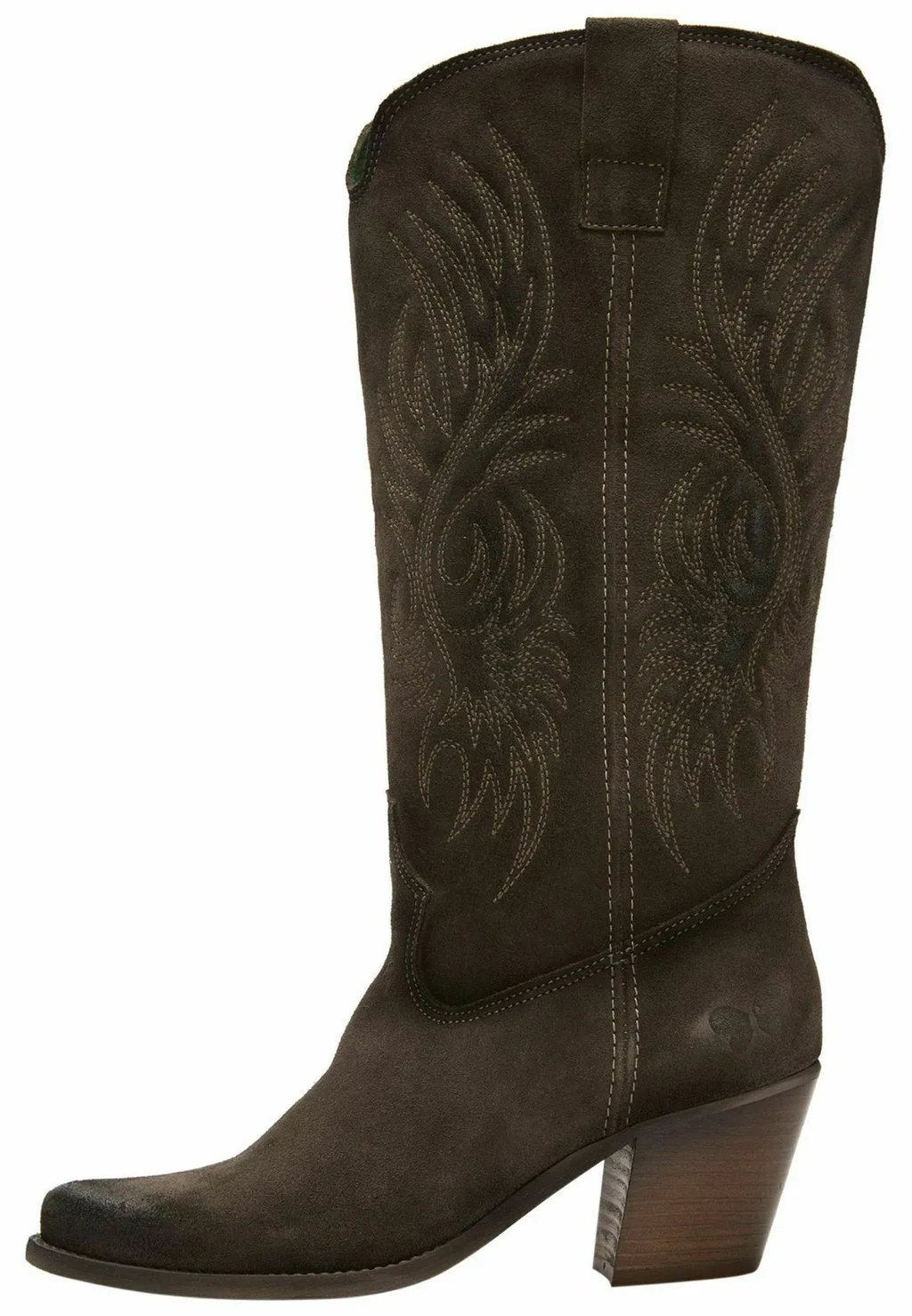 Felmini cowboy/biker boots, gray