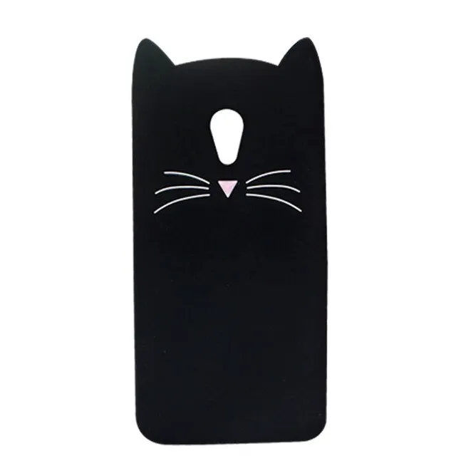 For Meizu M5 M5S Hot 3D Silicon unicorn Cat Cupcake Cartoon Soft Phone Back Skin Cover Case for Meizu M5 M5S Meilan 5 5.2"