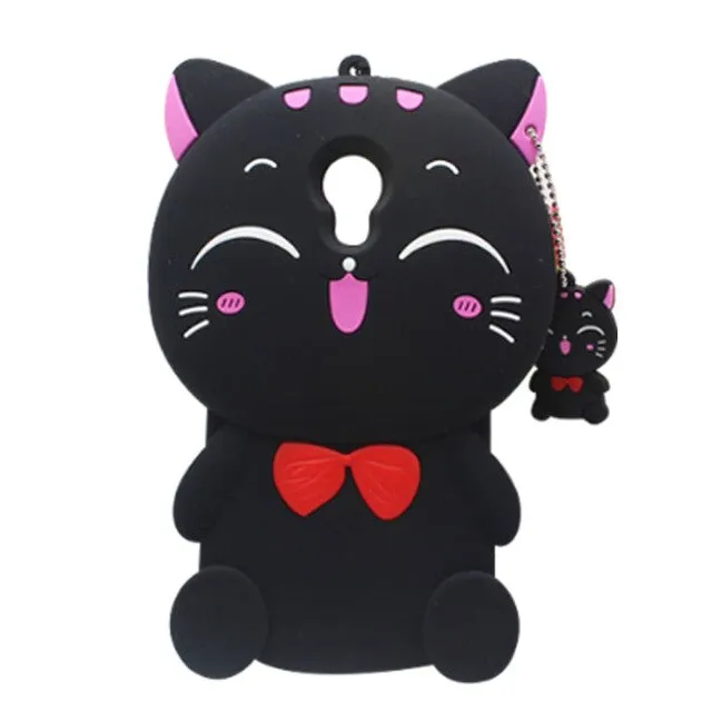 For Meizu M5 M5S Hot 3D Silicon unicorn Cat Cupcake Cartoon Soft Phone Back Skin Cover Case for Meizu M5 M5S Meilan 5 5.2"