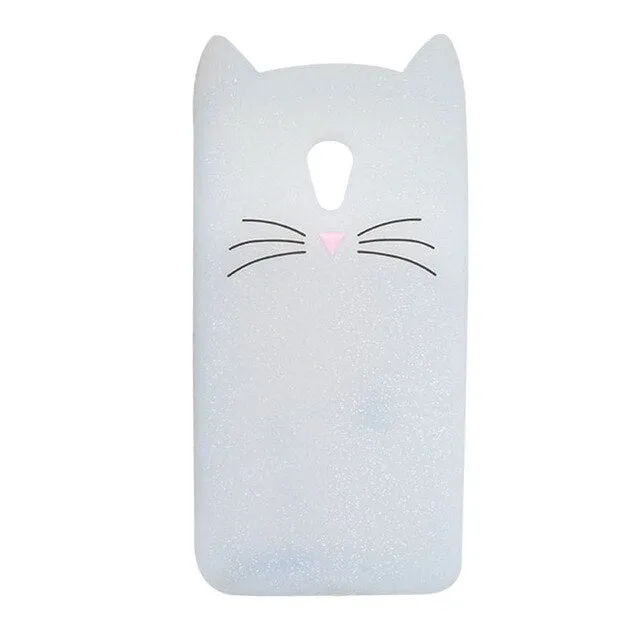 For Meizu M5 M5S Hot 3D Silicon unicorn Cat Cupcake Cartoon Soft Phone Back Skin Cover Case for Meizu M5 M5S Meilan 5 5.2"