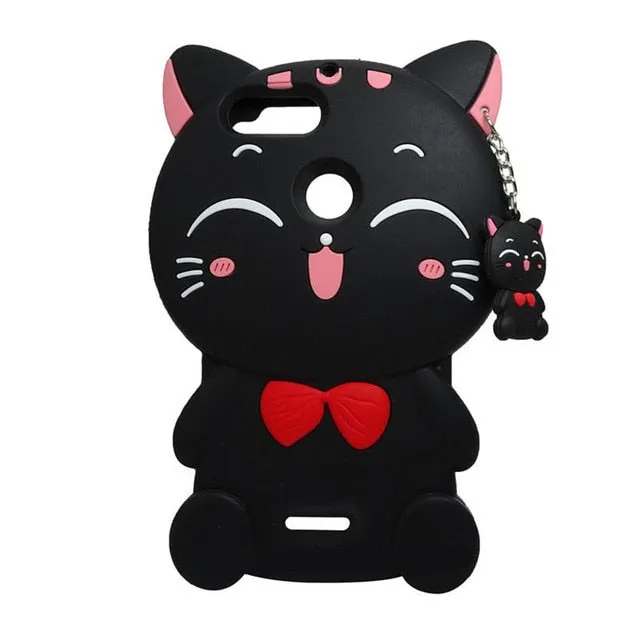 For Xiaomi Redmi 6 6A 3D Unicorn Horse Cat Minnie Silicone Back Case Cover for Xiaomi Redmi 6A 6 A 5.45 inch phone Coque fundas