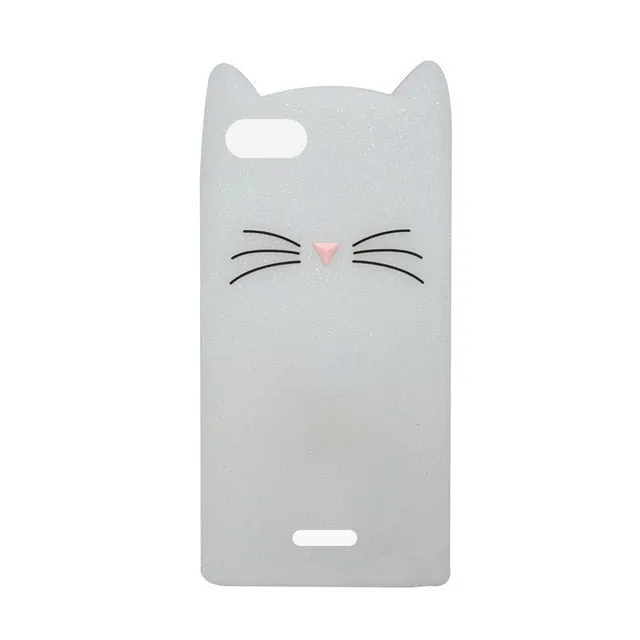 For Xiaomi Redmi 6 6A 3D Unicorn Horse Cat Minnie Silicone Back Case Cover for Xiaomi Redmi 6A 6 A 5.45 inch phone Coque fundas