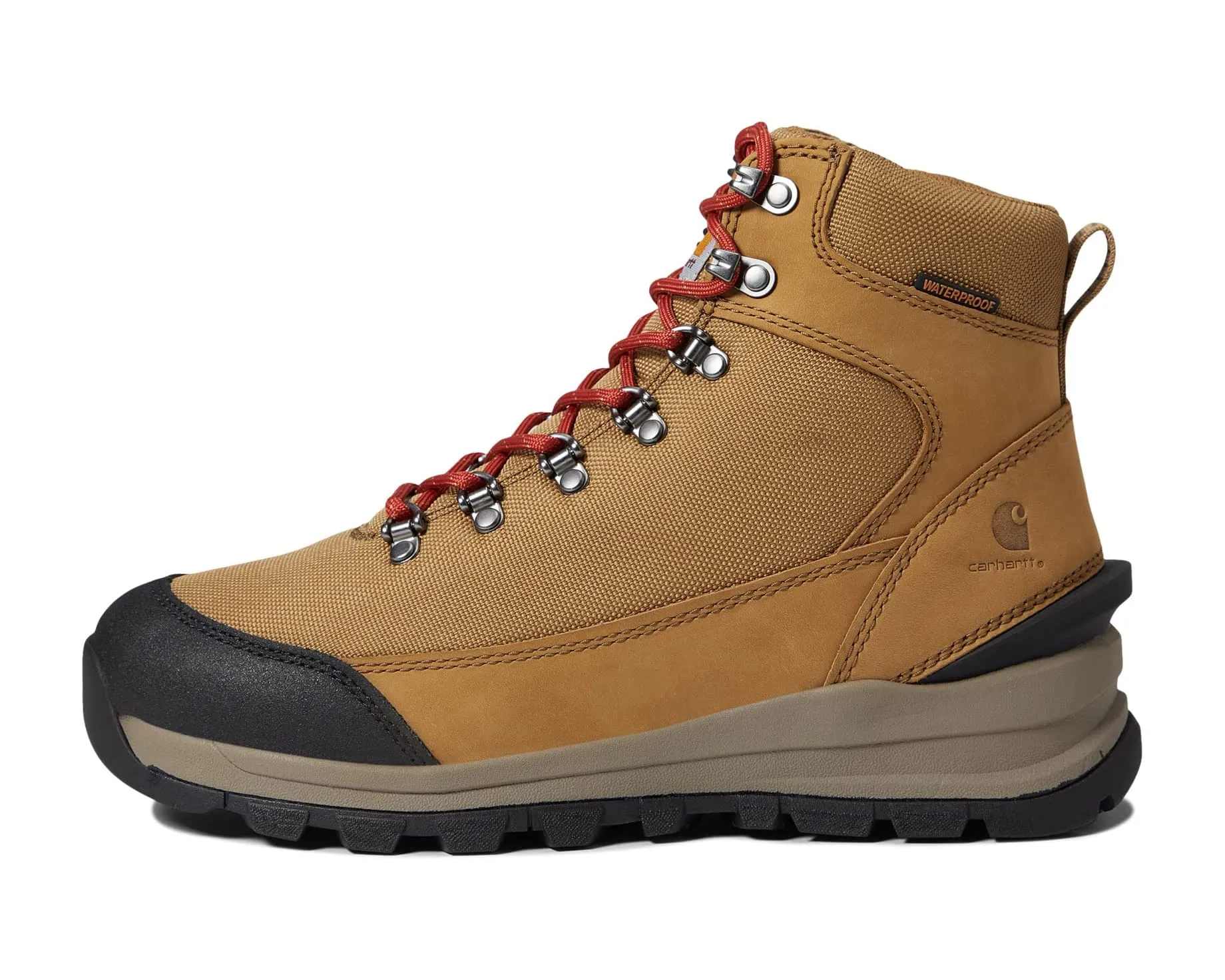 Gilmore Waterproof 6" Soft Toe Hiker Carhartt Boots, Brown