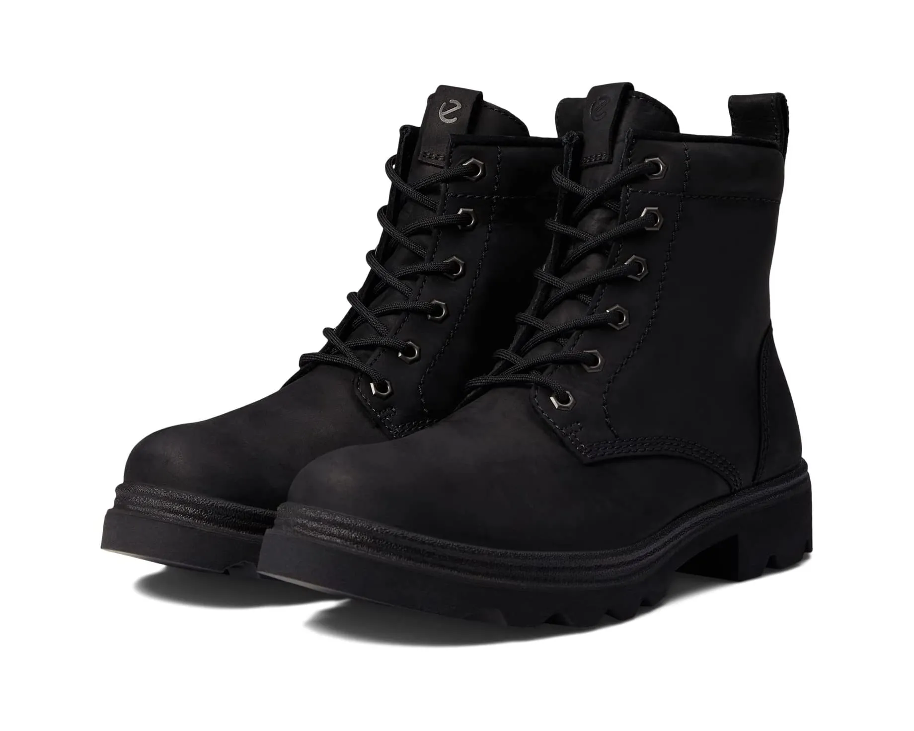 Grainer Waterproof Lace Boot ECCO, black