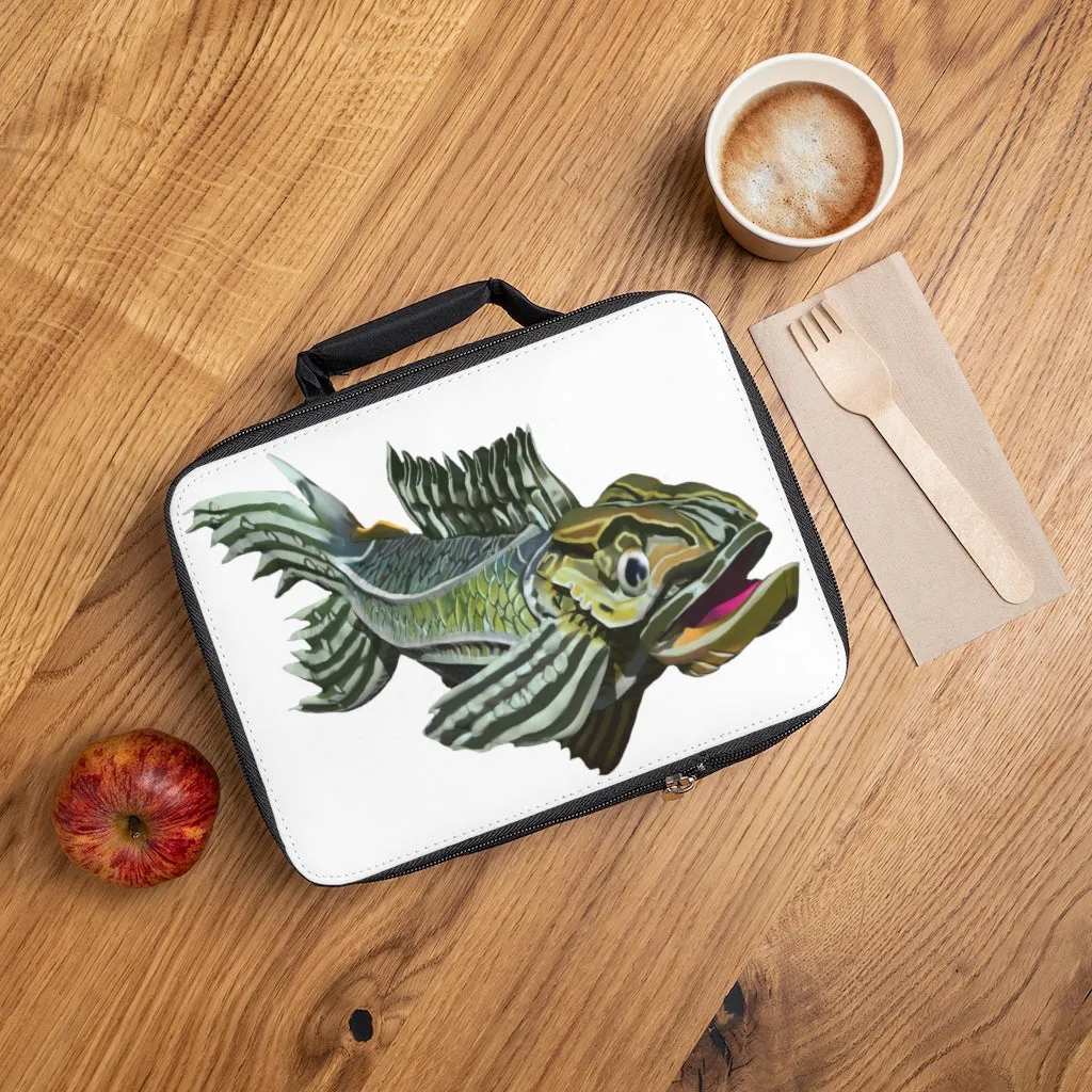 Green Fish Lunch Bag