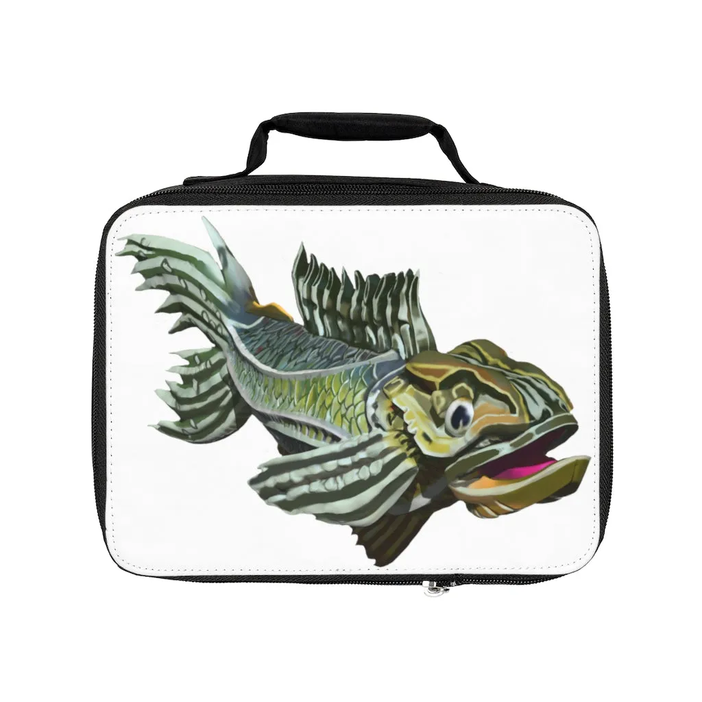 Green Fish Lunch Bag