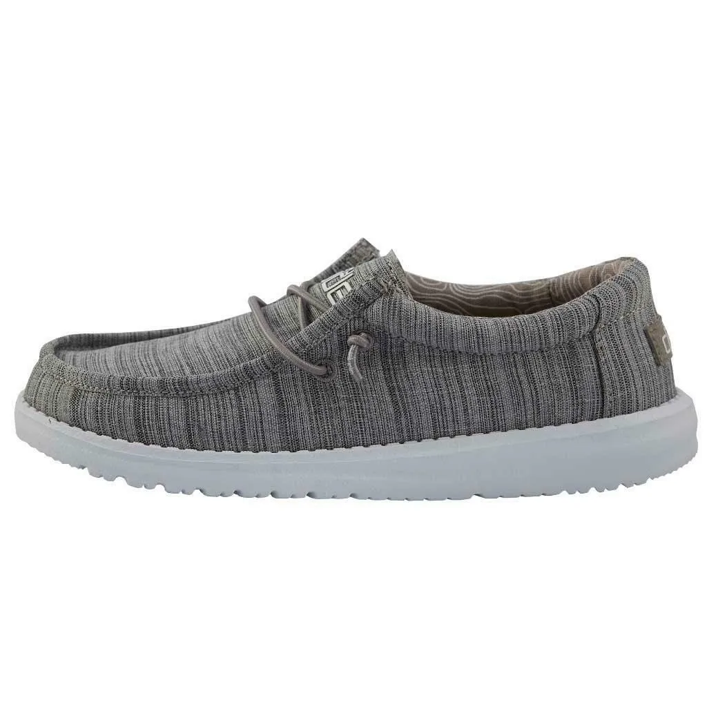 Hey Dude Children's Wally Linen Stone Shoes 130130704